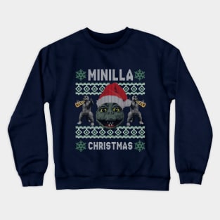 Minilla Christmas - Ugly Sweater Exclusive! Crewneck Sweatshirt